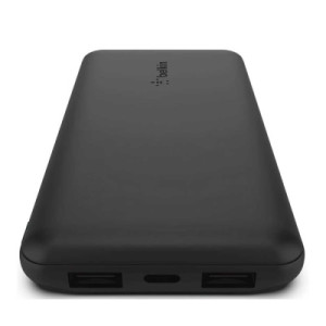 Акумулятор портативний літій-іонний Power Bank Belkin 10000мА·год, 15Вт, 2хUSB-A/USB-C, чорний (BPB011BTBK)