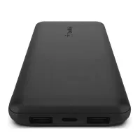 Акумулятор портативний літій-іонний Power Bank Belkin 10000мА·год, 15Вт, 2хUSB-A/USB-C, чорний (BPB011BTBK)