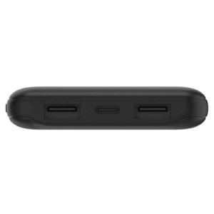 Акумулятор портативний літій-іонний Power Bank Belkin 10000мА·год, 15Вт, 2хUSB-A/USB-C, чорний (BPB011BTBK)