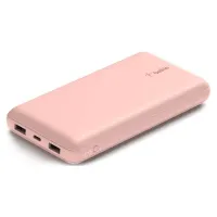 Акумулятор портативний Belkin 20000mAh, 15W, рожевий (BPB012BTRG)