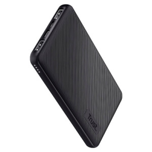 Акумулятор портативний літій-іонний Power Bank Trust Primo ECO, 10000mAh, 2хUSB-A/USB-C, 15W, чорний