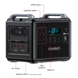 Мобільна зарядна станція Choetech 2000Wh