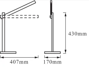 Настільна лампа LEDVANCE ALU DIM CCT 7W чорна
