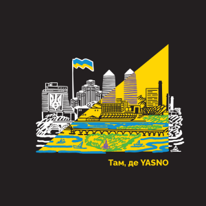 Футболка Дніпро. Там, де YASNO