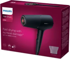 Фен Philips 5000 Series, 2100Вт, 3 режими, іонізація, хол. обдув, темно-сірий (BHD504/00)