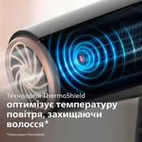Фен Philips 5000 Series, 2100Вт, 3 режими, іонізація, хол. обдув, темно-сірий (BHD504/00)