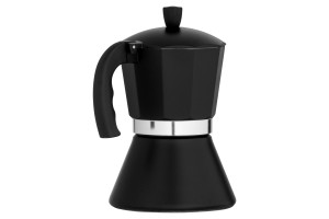 Гейзерна кавоварка Ardesto Gemini Trento, 0.3л, чорна (AR0806AIB)
