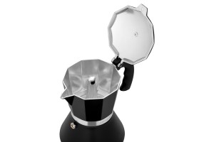 Гейзерна кавоварка Ardesto Gemini Trento, 0.3л, чорна (AR0806AIB)