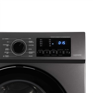 Пральна машина Ardesto Black Mars WMS-7117IDGBD, 7кг, 1400, 48см, сіра