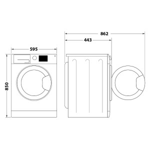 Пральна машина Indesit (OMTWSE61293WKUA), 6кг, 1200, біла