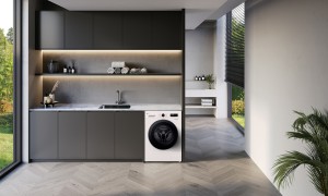 Пральна машина LG F2Y1NS6W, фронтальна, 6 кг, біла