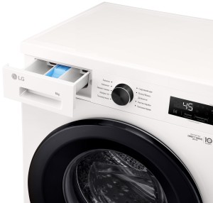 Пральна машина LG F2Y1NS6W, фронтальна, 6 кг, біла