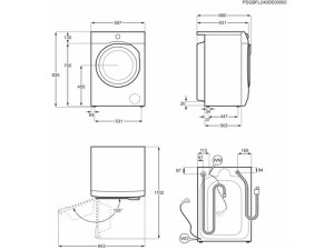 Прально-сушильна машина Electrolux EW7W4602U, 1600, біла