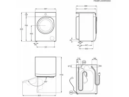 Прально-сушильна машина Electrolux EW7W4602U, 1600, біла